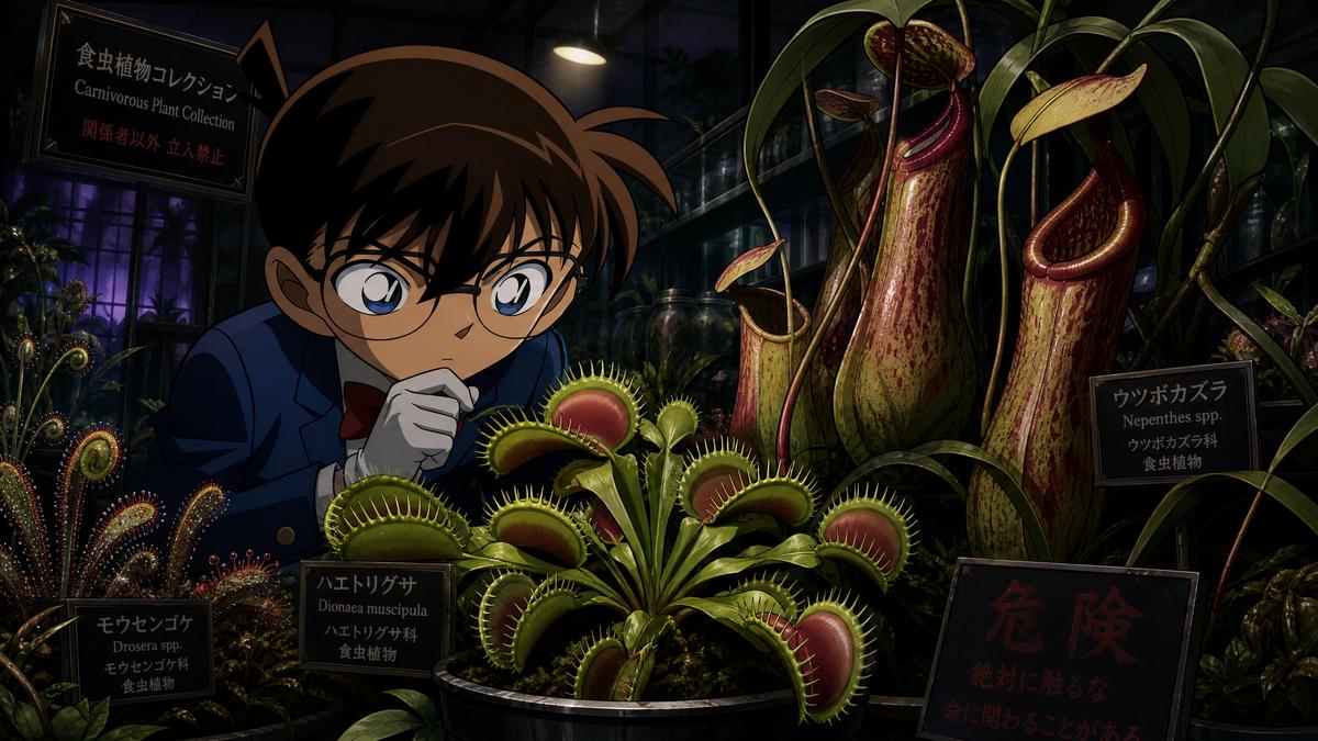 黄色仓库食虫植物视频